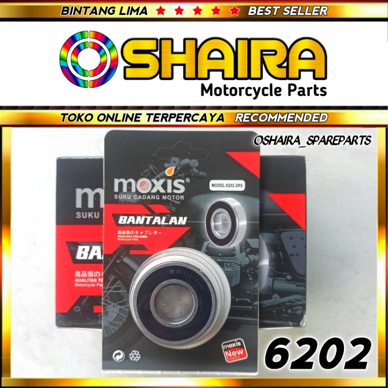 BEARING 6202-2RS / 6202/10 KLAHAR 6202/LAHAR 6202/LAHER 6202/BANTALAN RODA 6202/BEARING MOTOR 6202/K