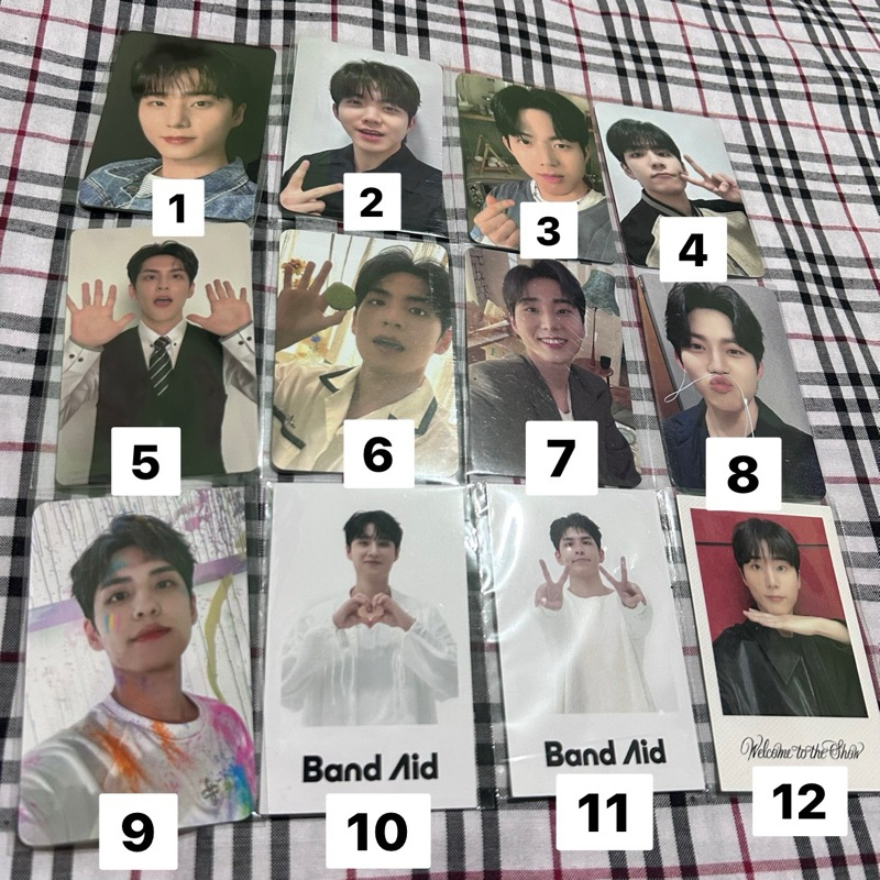 PHOTOCARD PC DAY6 SUNGJIN YOUNGK WONPIL DOWOON FOUREVER BAND AID POB JYPSHOP MUPLANT MUKOR WITHMUU M