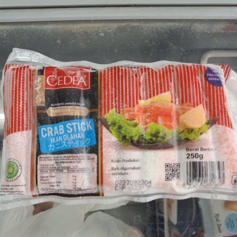 

cedea crab stick kemasan 225 gr