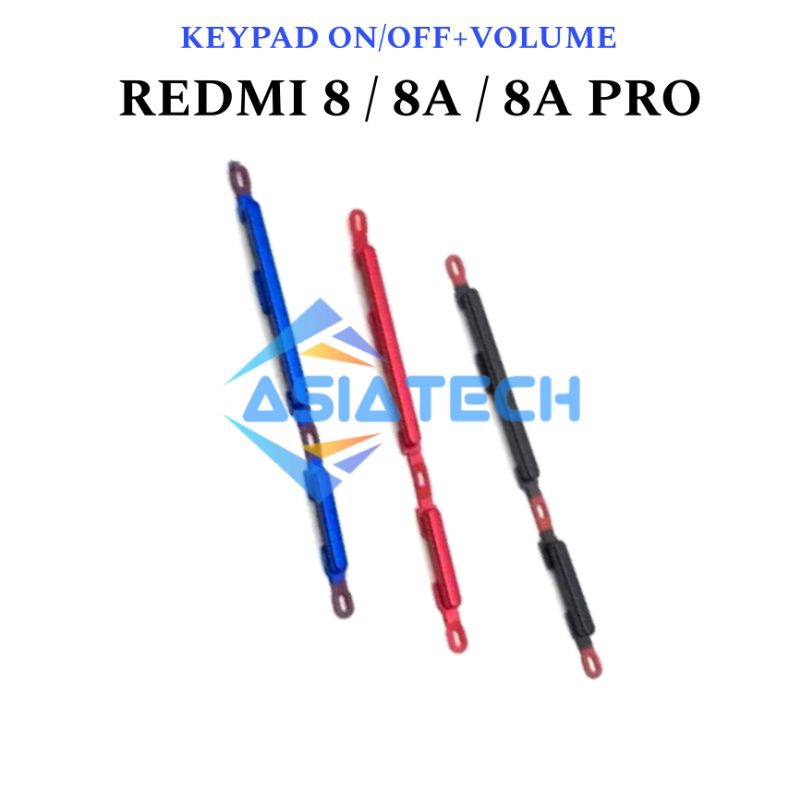 TOMBOL LUAR ON/OFF+VOL REDMI 8/ 8A/ 8A PRO KEYPAD POWER ON OFF VOLUME ORIGINAL NEW