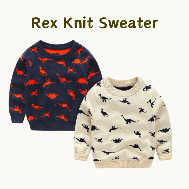 Rex Knit Sweater/ Sweater Anak Laki Laki/ Baju Dingin Anak Laki Laki