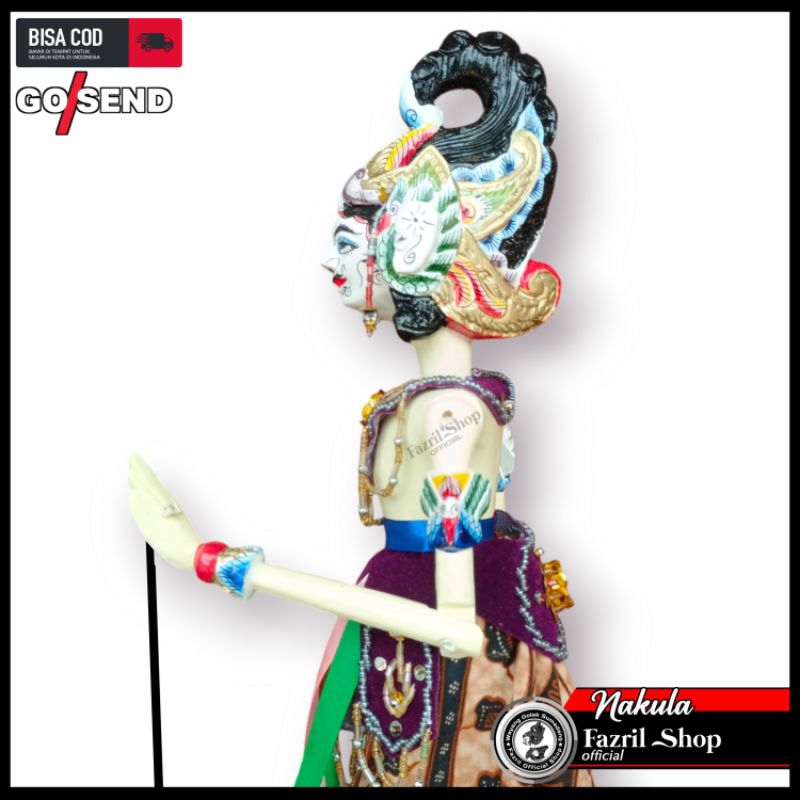 Wayang Golek Nakula Pandawa 5-Qualitas Premium - 38 cm