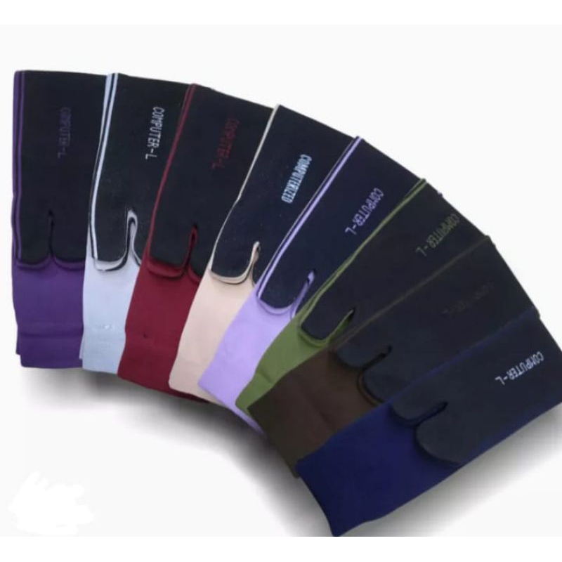 Kaos Kaki Jempol Muslimah Panjang Bawah Lutut/Kaos Kaki Wanita Muslimah Panjang Bahan Nilon