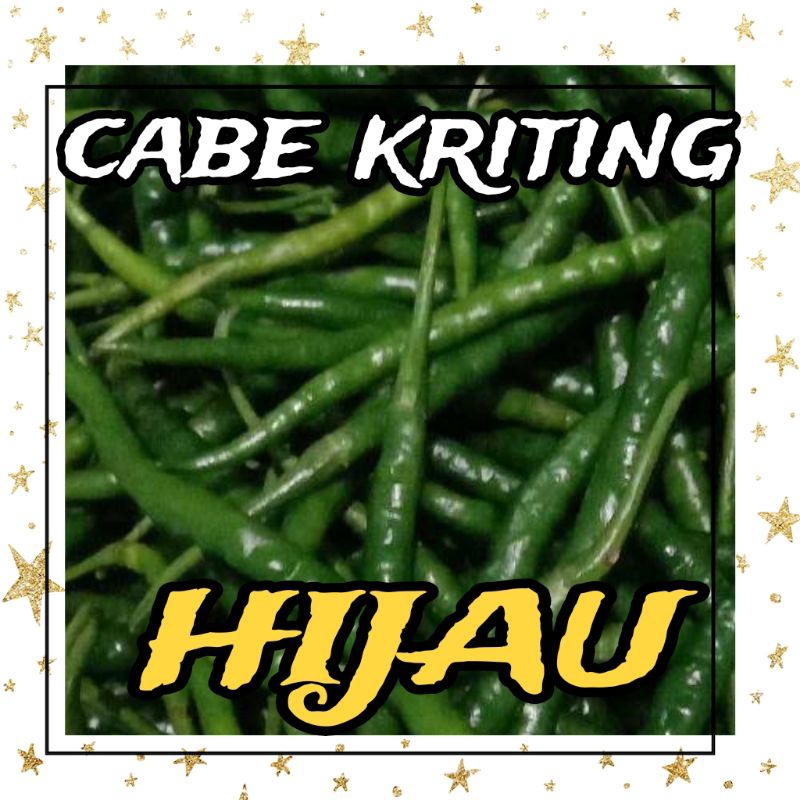

>>CABE KRITING 1KG HIJAU<<