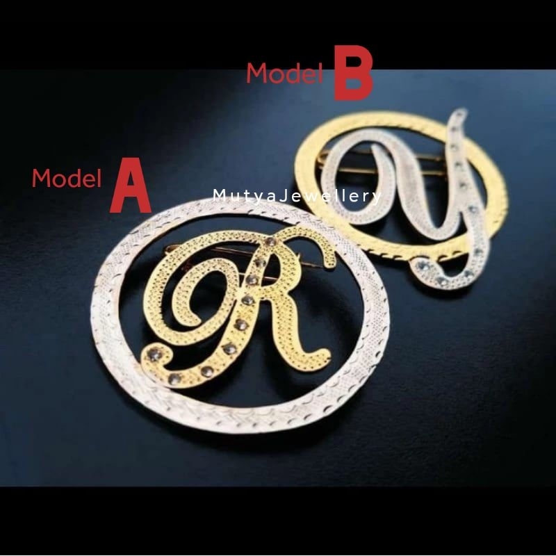 Bros Huruf Premium/ Bros Huruf Sendiri Bisa Request Huruf A-Z / Bros Inisial