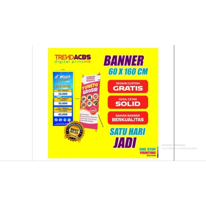 Paket x banner 60x160