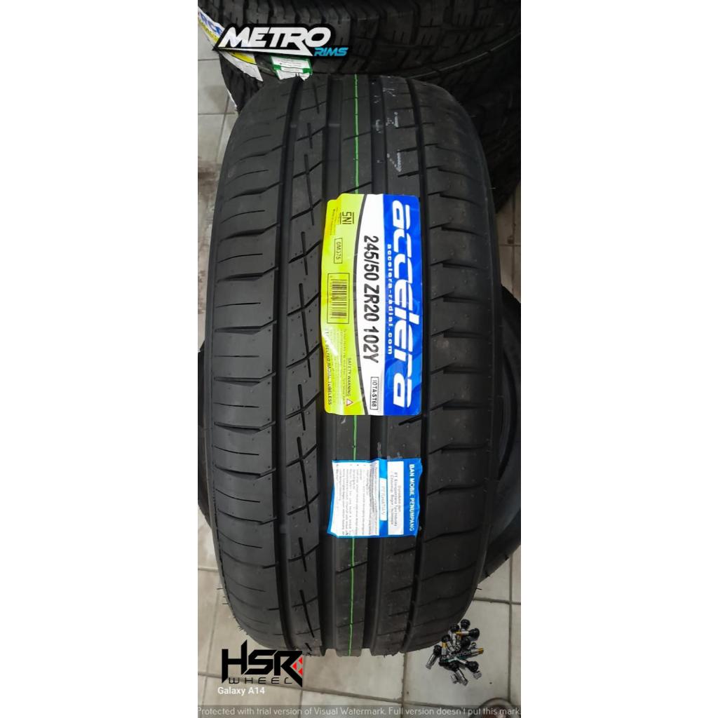 ban mobil tubeless ring 20 245/50 merk accelera iota st68 ukuran 245 50 R20 toko ban mobil jakarta