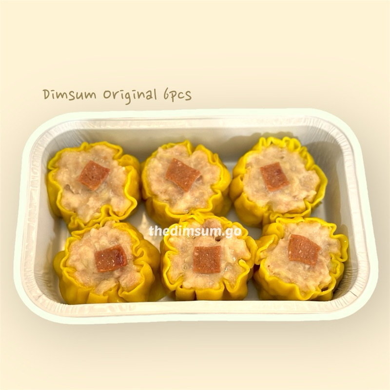 

Dimsum Ayam, Siomay Ayam Original Personal Pack (isi 6pcs, gratis 1 chili oil kecil)