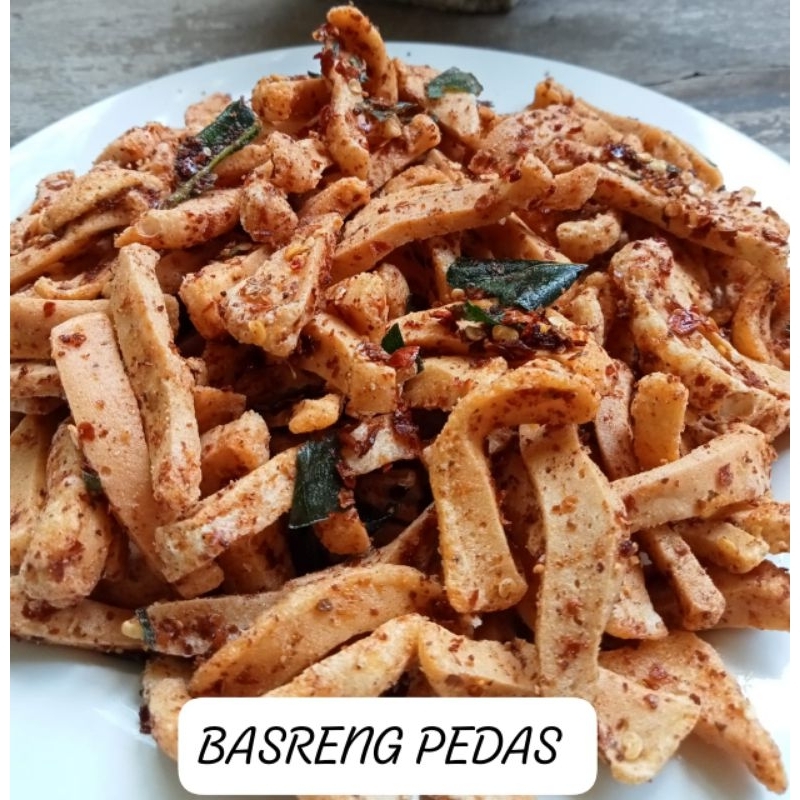 

Basreng pedas daun jeruk