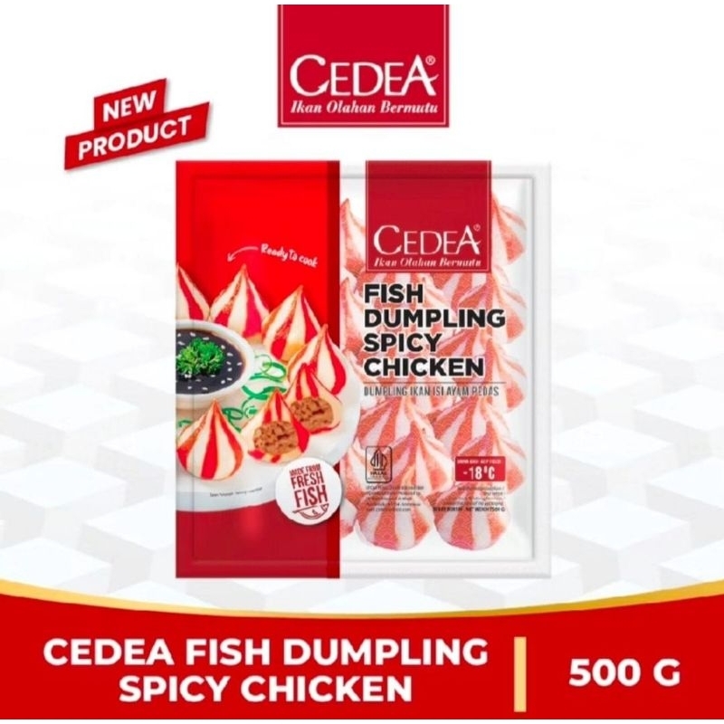 

Cedea Fish Dumpling Spicy Chicken 500g Isi Ayam Pedas