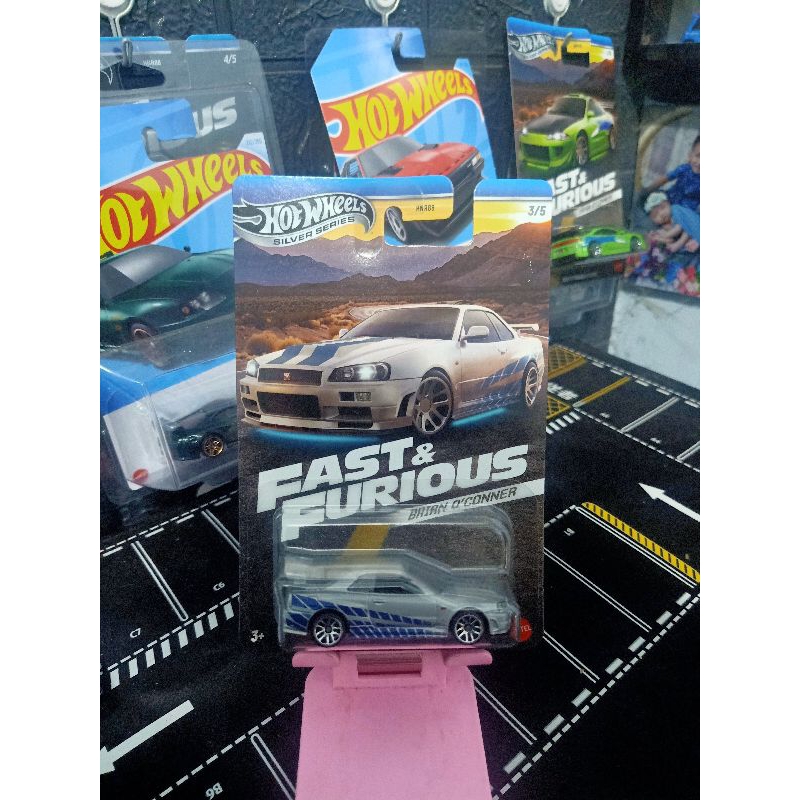 Hot Wheels Fast & Furious Brian O'Conner Nissan Skyline R34