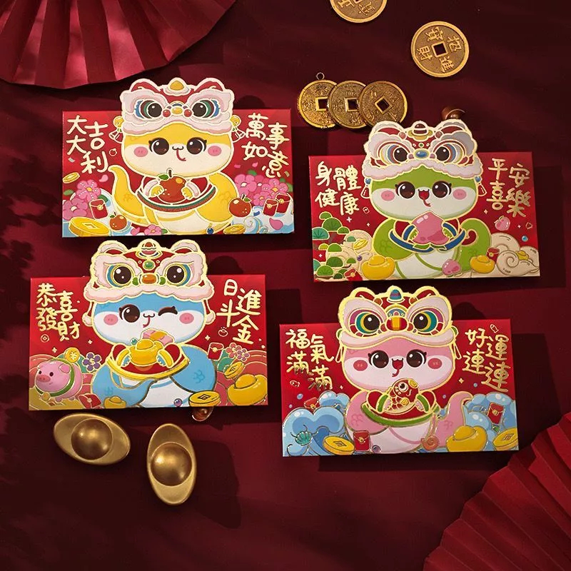 

Angpao Imlek Ular 2025 (Isi 6) Chinese New Year Envelope 2025