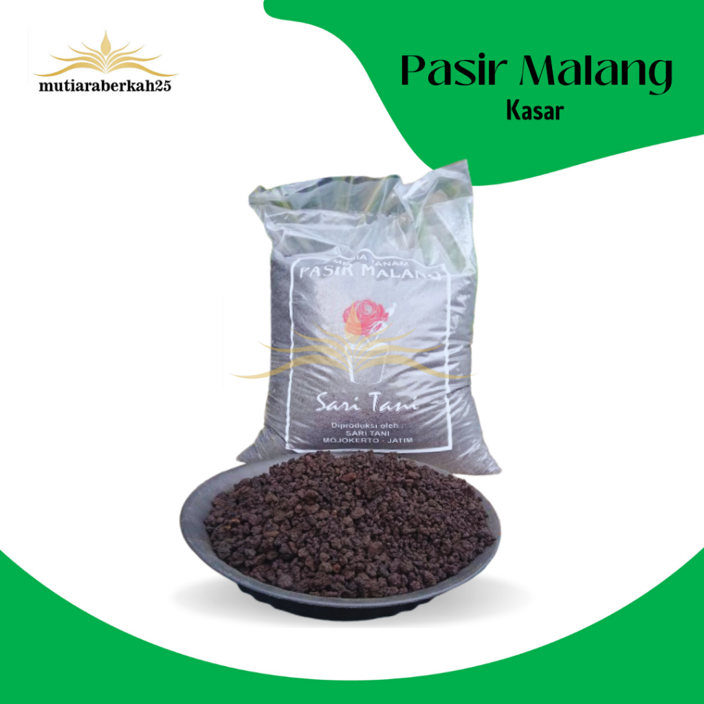 PASIR MALANG HITAM KASAR ±8KG GOSEND/ PASIR MALANG KASAR/ PASIR AQUASCAPE/ PASIR AQUARIUM/MEDIATANAM