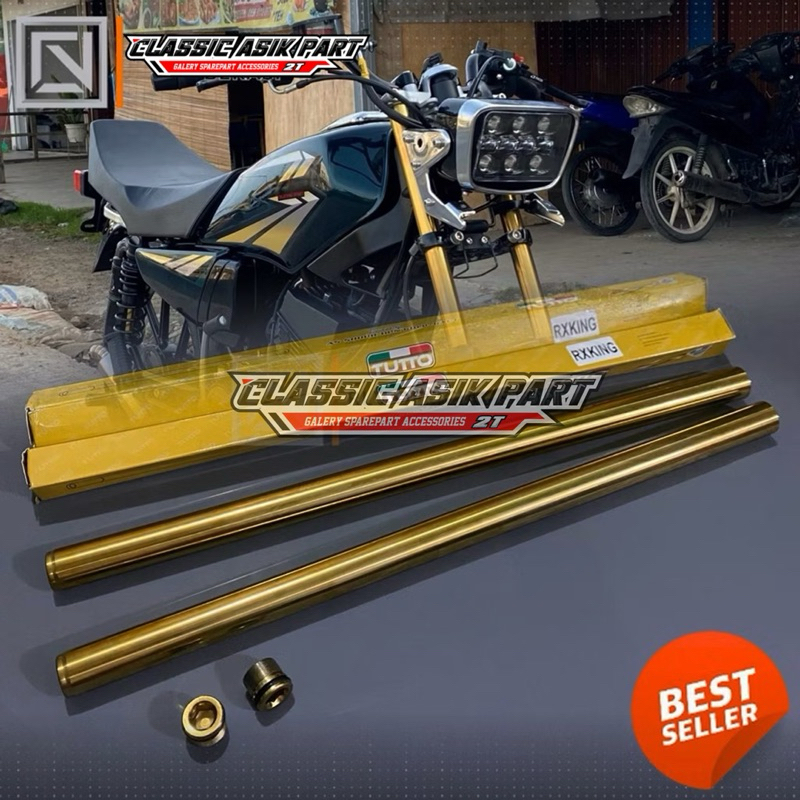 AS SHOCK SOK DEPAN RX KING RXS WARNA GOLD