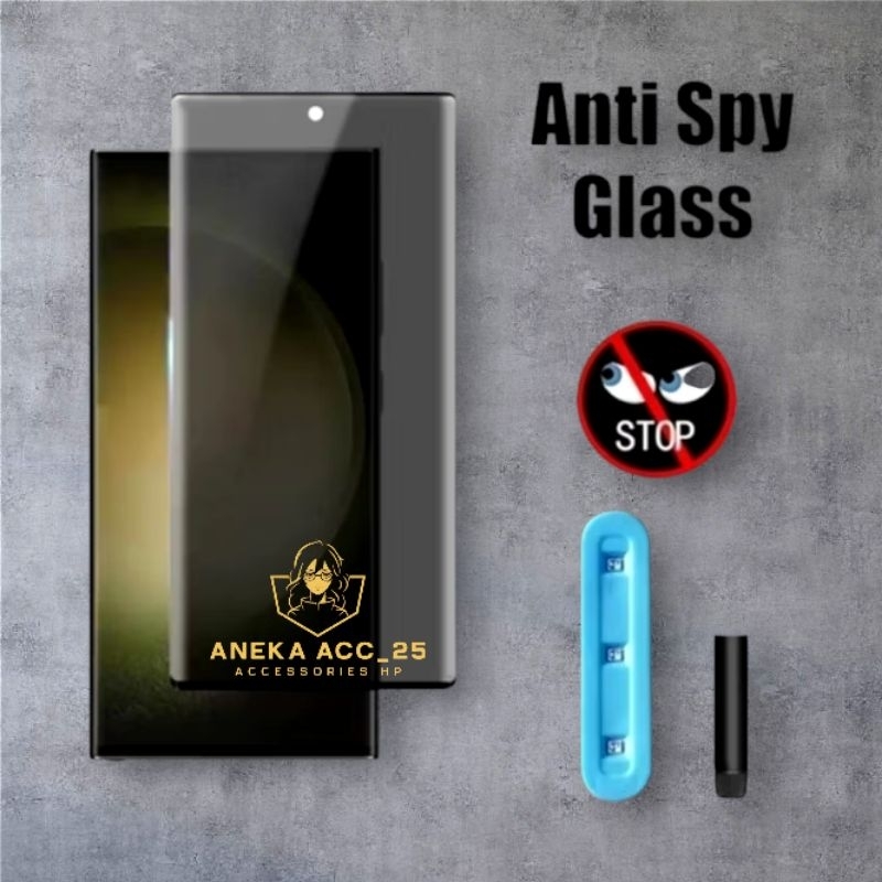Tempered Glass UV Liquid Anti SPY Reno 4 Pro / Reno 5 Pro / Reno 6 Pro / Reno 8T 5G / Reno 10 Pro / 