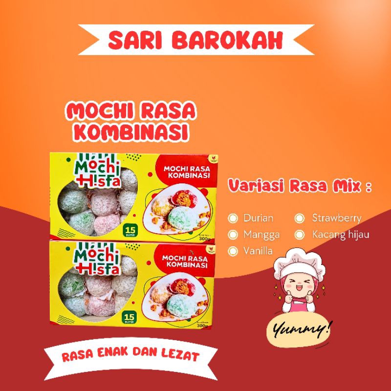 

Mochi Hisfa (Mochi Rasa Kombinasi)