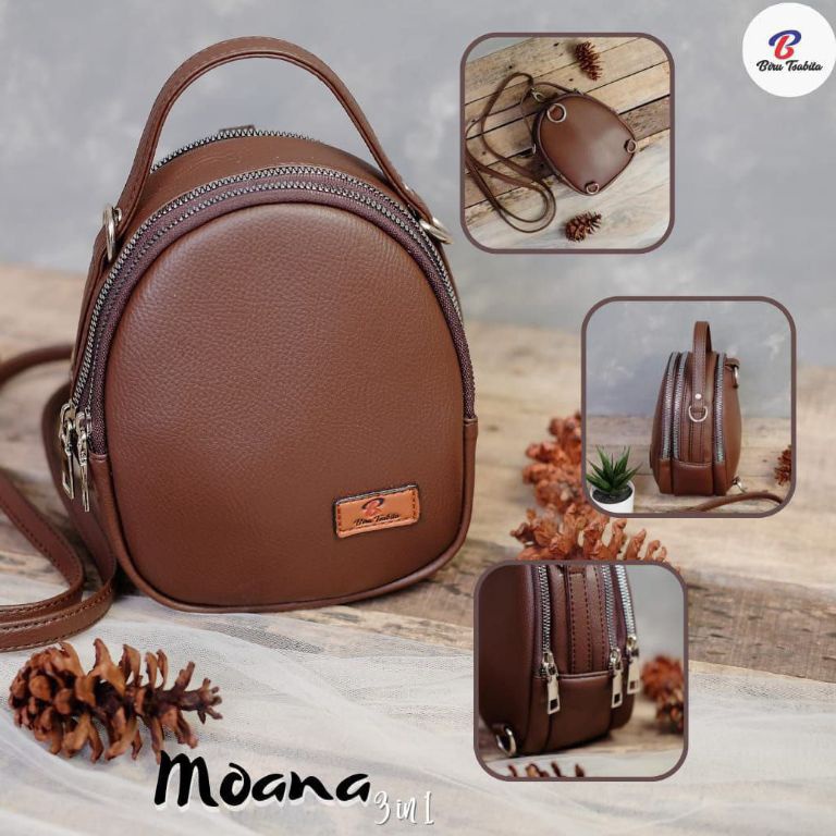 New Limited MOANA BAG 3 IN 1 by BIRU TSABITA TAS RANSEL TAS SELEMPANG TAS TENTENG