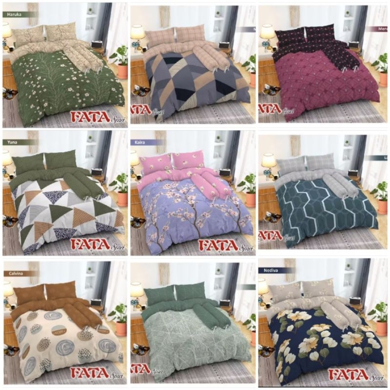 Bedcover Fata Ukuran 180x200 Set / Bedcover Fata Uk 180x200