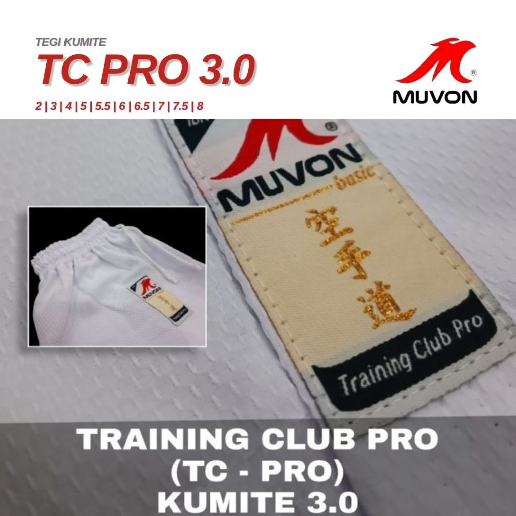 MUVON TC PRO 3.0 TEGI KUMITE Karate-Gi Baju Karate