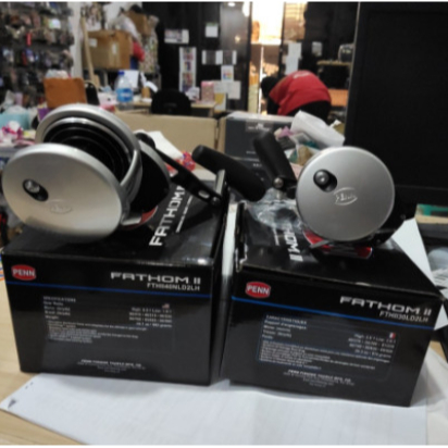 Gulungan Senar Pancing Rel Rell Jigging Overhead Penn Fathom type II 130 ld2lh