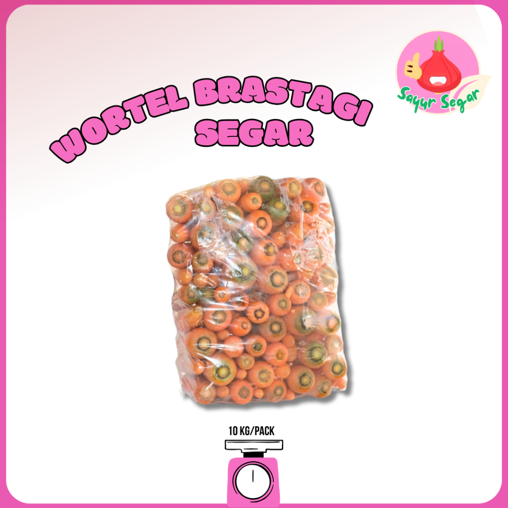 

Sayur Segar - Wortel Brastagi Segar/Brastagi Carrots 10 Kg/Bal