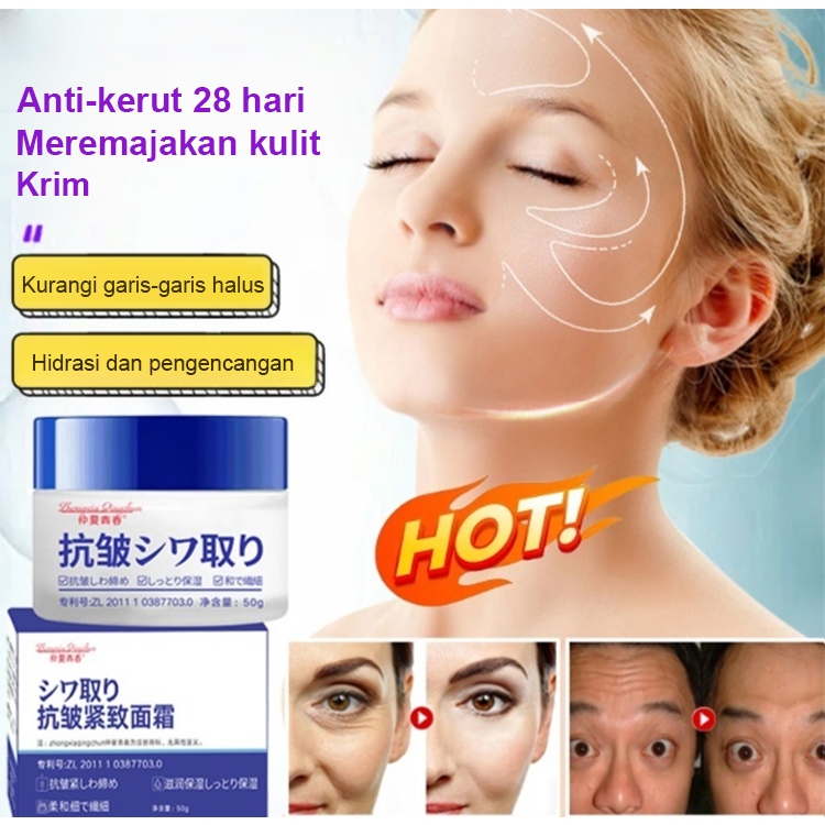 ❤️COD+Beli 1 gratis 1❤️Krim Wajah Pemutih dan Anti-Kerut Krim Pemutih untuk Mengencangkan Kulit dala
