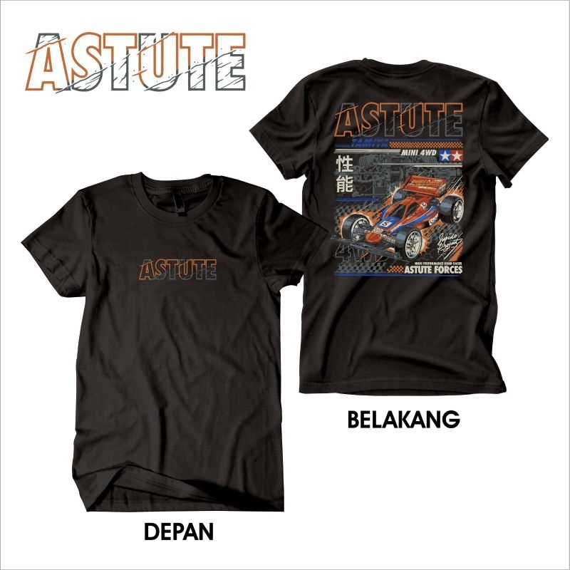 Kaos Nostalgia Tamiya Astute Legend Kaos Tamiya Unik Mobil Mainan Mini 4wd