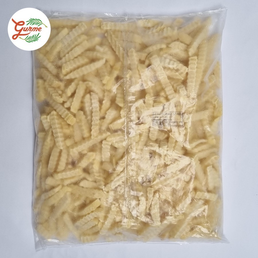 Kentang Goreng Crinkle Cut Beku Frozen Fries 2,5 kg