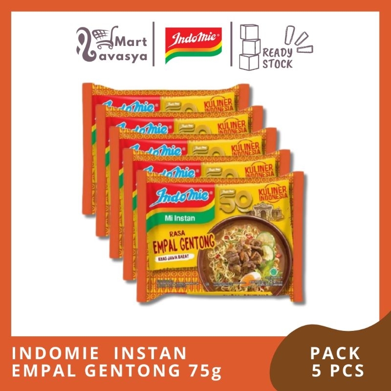 

INDOMIE KUAH EMPAL GENTONG 75g - 1 PACK ( 5 PCS ) - KOTA BANDUNG - LAVASYA MART