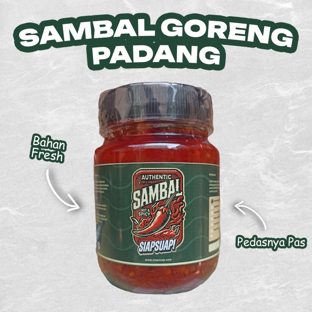 

Sambal Goreng Padang Kemasan 200 Gram by SiapSuap