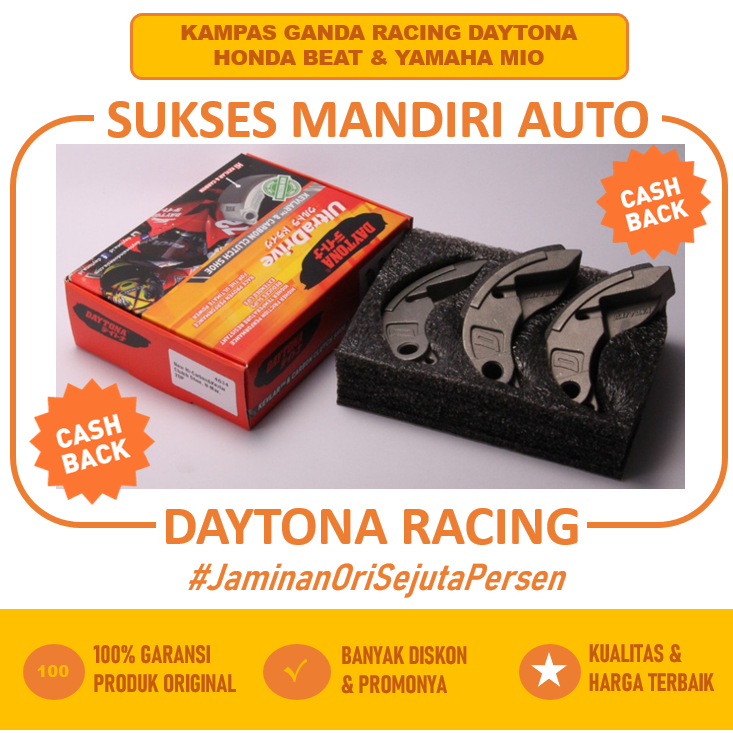 Kampas Ganda Daytona Mio Sporty & Mio Smile 4630