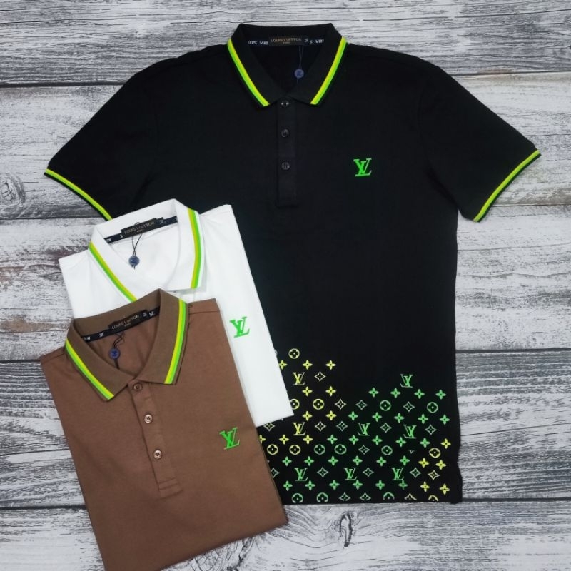 Kaos Kerah Pria Import High Quality LV-3018