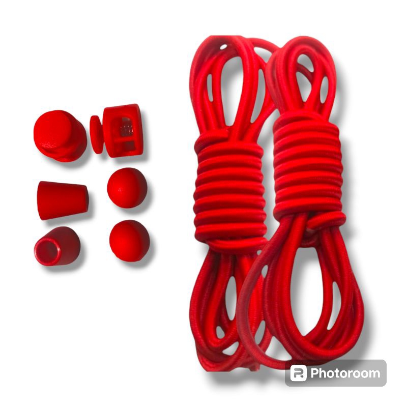 Tali Sepatu Sepasang Melar Stoper Warna