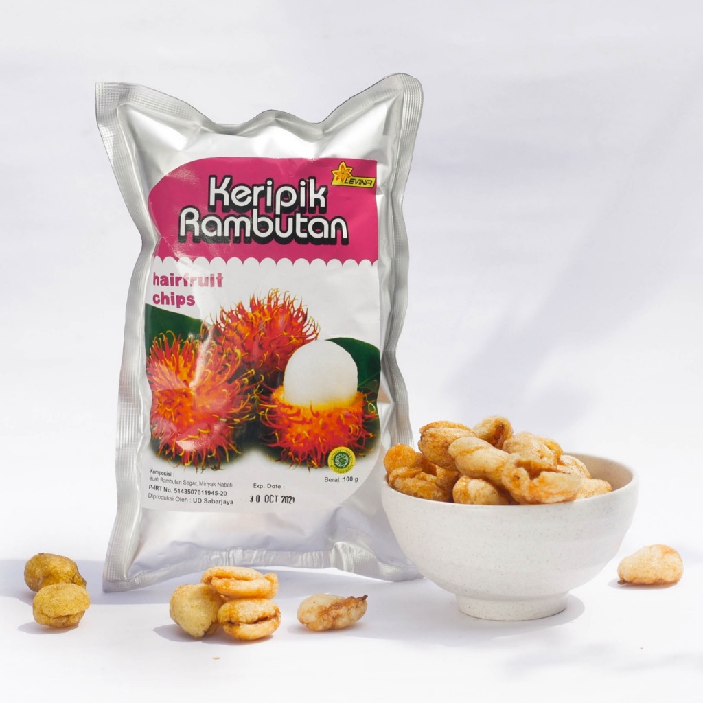 

KERIPIK BUAH RAMBUTAN LEVINA KUALITAS SUPER 250GR