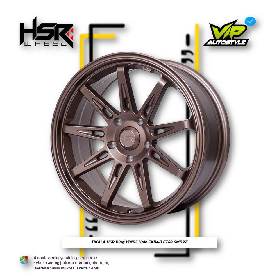 HSR TIKALA R17 - Velg Mobil HRV, Biante, Camry, Terios, Rush Ring 17 - Toko HSR Jakarta