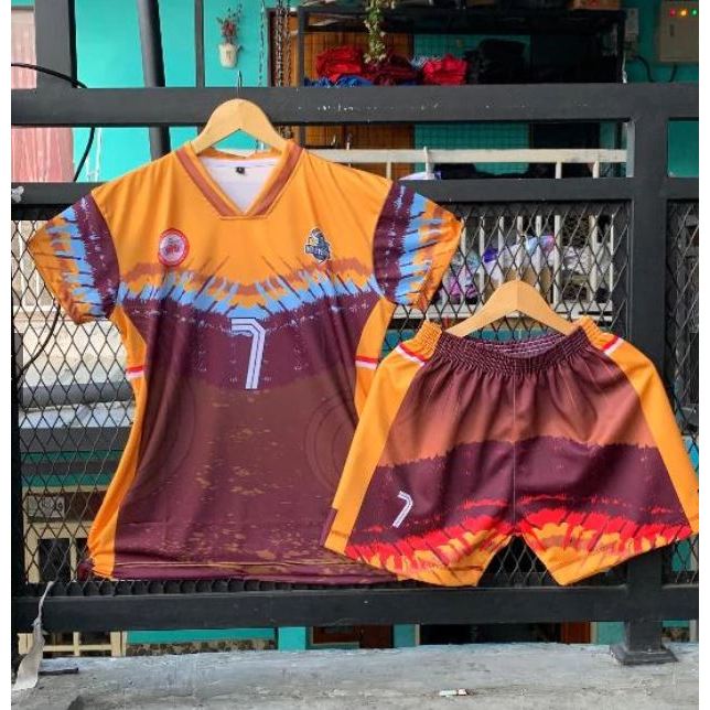 KAOS TIM JERSEY VOLLY CEWEK STELAN FULLPRINT