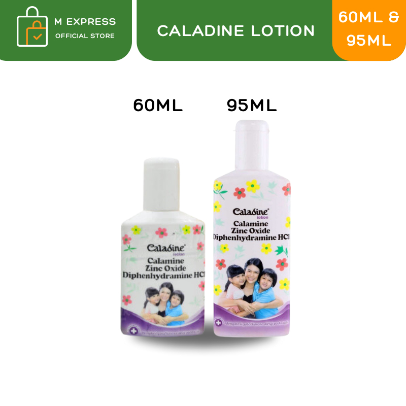 MEGAMART | Caladine  Lotion / cream cair untuk gatal alergi bayi 60ml & 95 ml