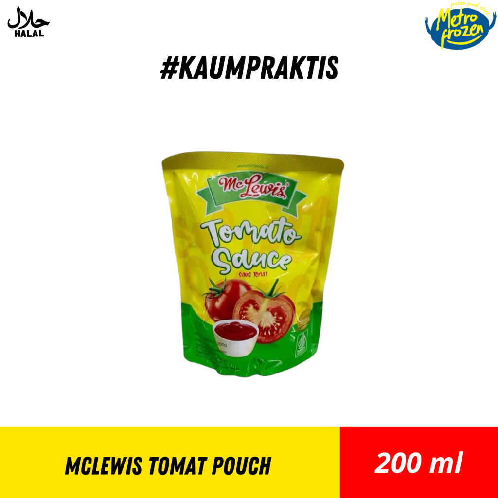 

MCLEWIS Tomat Pouch 200gr