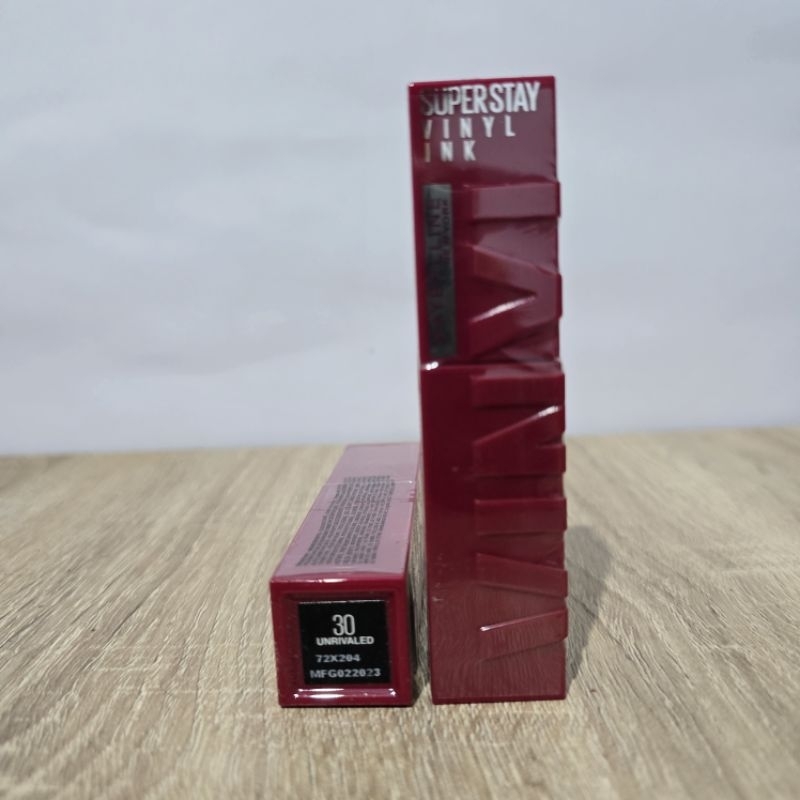 [Original, 30] Maybelline Superstay Vynil Vinyl Ink 4.2 ml Liquid Matte Lipstick 30 Unrivaled