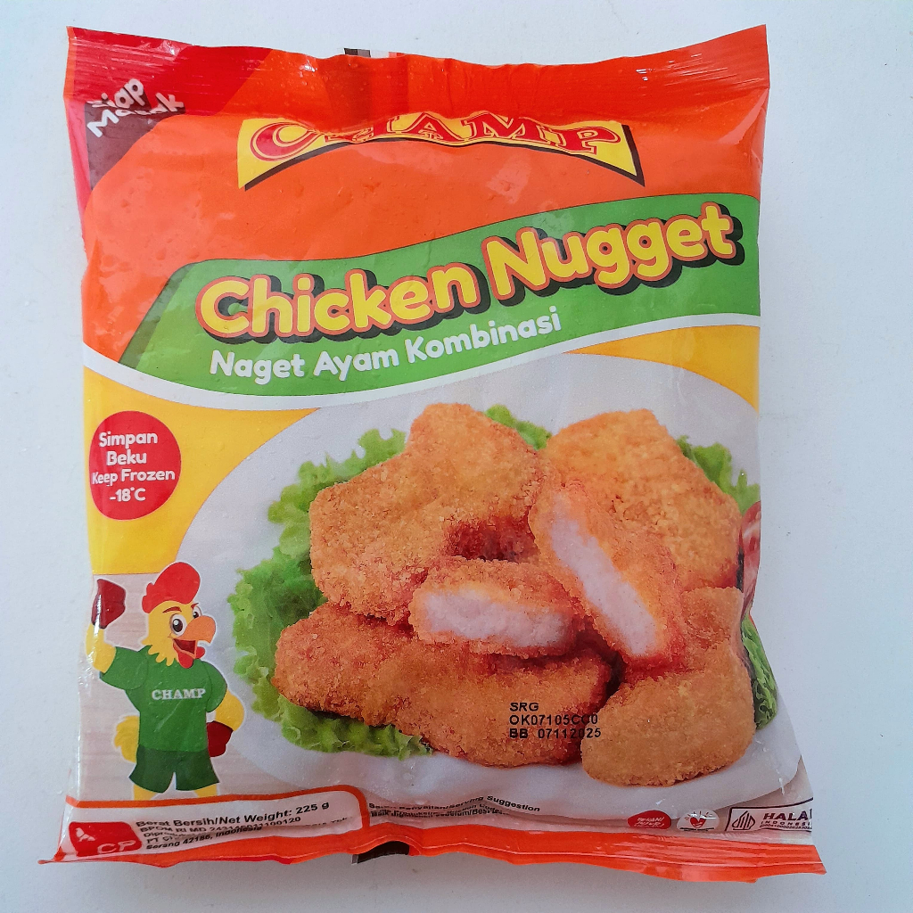 

CHAMP chicken nugget 225gr