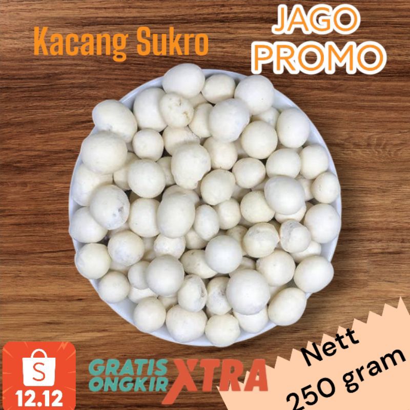 

kacang Sukro / kacang Shanghai berat 1kg, 500 gram dan 250gram murah renyah enak gurih