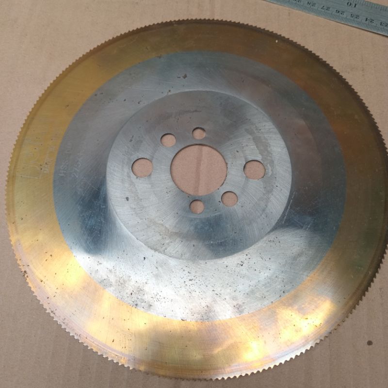 Circle SAW HSS JULIA DMO5 - 9 Dia 215 mm T 1.2 mm Bahan Pisau Seset, bahan pisau Dapur