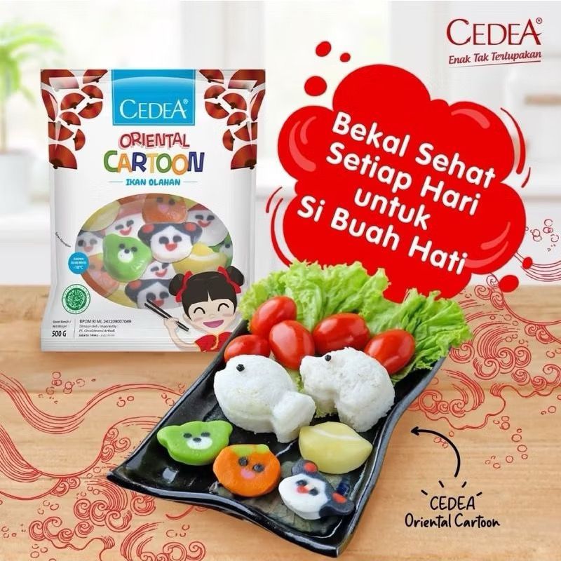 

Cedea Cartoon Bentuk Lucu Oriental, Farm Animal 500gr