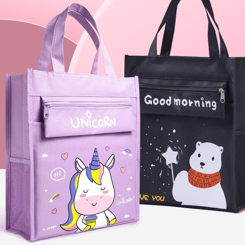 TAS LES ANAK A4 ANTI AIR /TAS FOLDER DOKUMEN KARAKTER KARTUN /TAS BELAJAR MAP WATERPROOF /TAS KURSUS