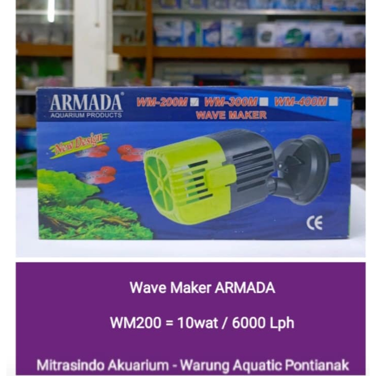 Armada WM 200 Wave Maker Kolam Aquarium.