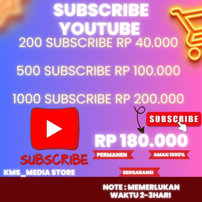Subscribe YouTube Rell permanen100%(BKN BOT)🇮🇩