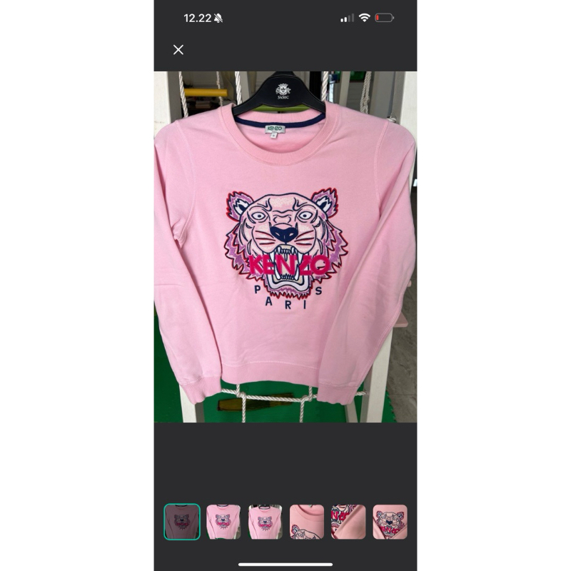 kenzo tiger pink sweater original