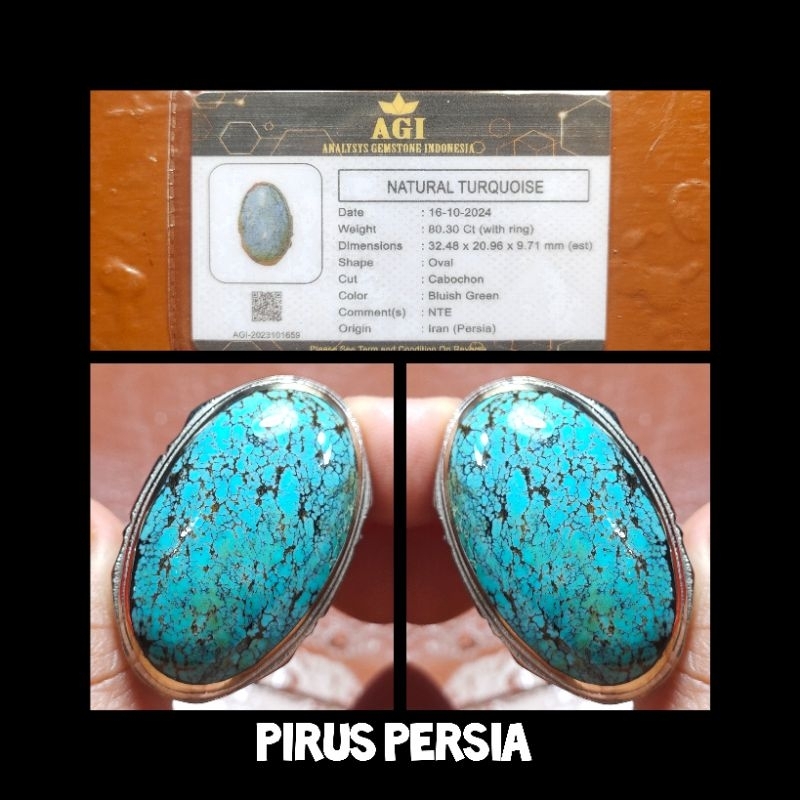 CINCIN AKIK PIRUS PERSIA SIZE JUMBO