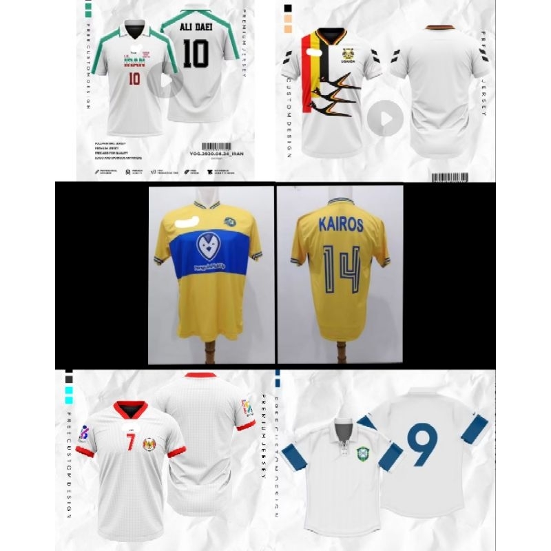 Jersey Brazil 2004/Jersey Brasil 2004 Printing/Jersey Maccabi Tel Aviv 2020/Jersey Iran 1998/Jersey 