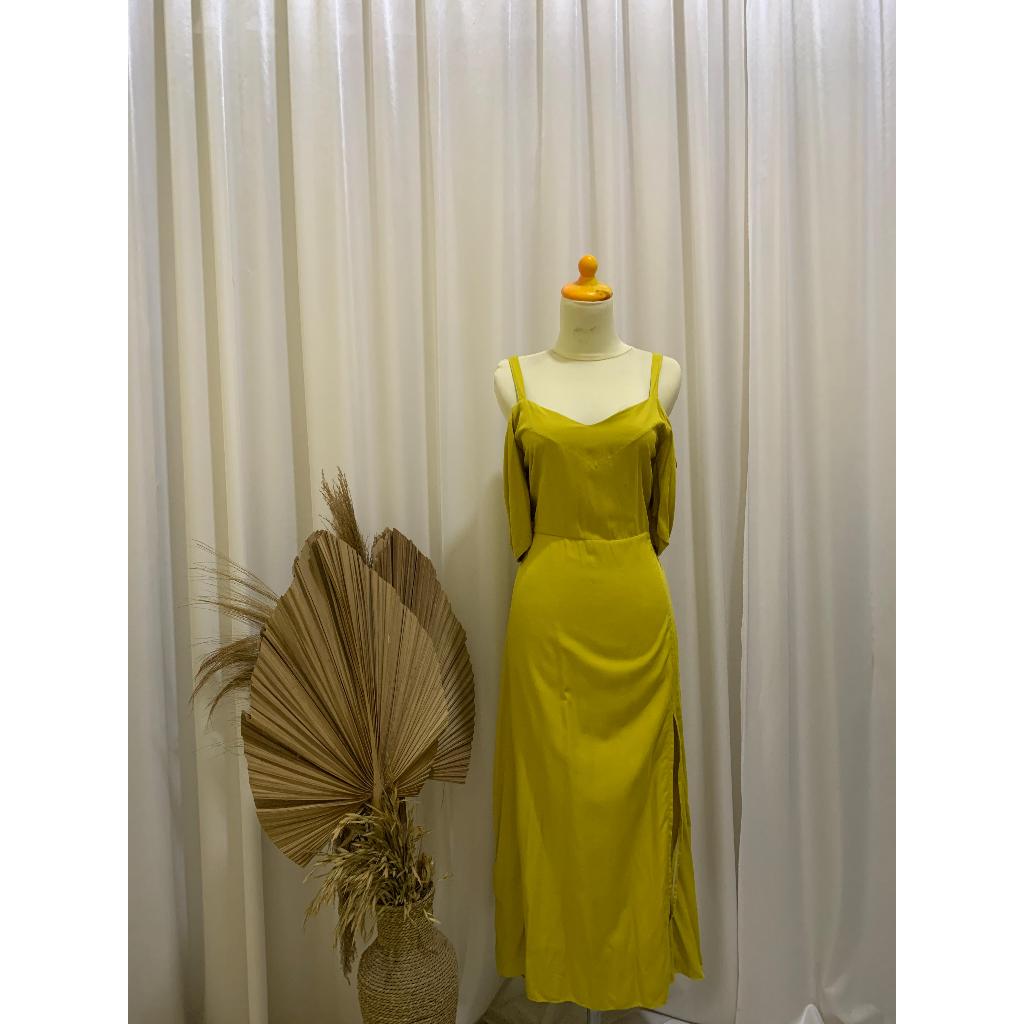 (s-4l) Tata Dress Jumbo/ Top Dress Belah Paha Jumbo/ Off Shoulders Dress Jumbo Party/dress Pantai
